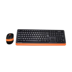A4TECH FG1010 Black-Orange Wireless Keyboard & Mouse Combo with Bangla