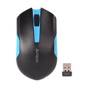 A4TECH G3-200/200N Black & Blue Wireless Mouse