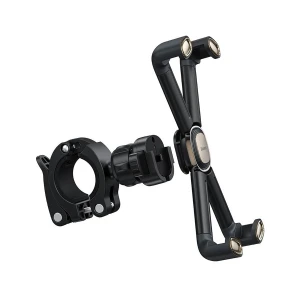 Baseus SUQX-01 Quick to Take Black Bicycle and Motorcycle Phone Holder #SUQX-01