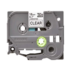 Brother TZE-141 (18mm X 8m) Black on Clear Tape Cartridge