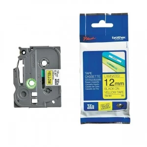 Brother TZE-631 (12mm x 8M) Black on Yellow Tape Cartridge