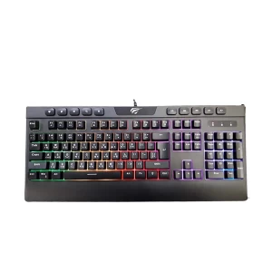 Havit KB487L USB Multi-Function Backlit Black Gaming Keyboard with Bangla