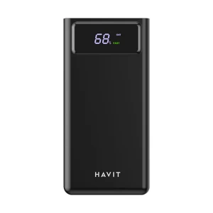 Havit PB56 40000mAh Black 18W Power Bank with LED Smart Display