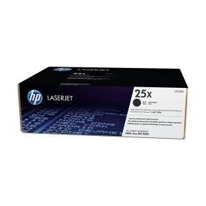 HP 25X (Black Box) High Yield Black Original LaserJet Toner (CF325X)