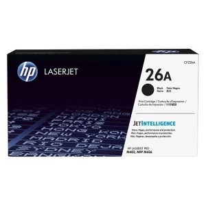 HP 26A Black Original LaserJet Toner (CF226A)