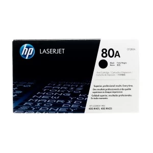 HP 80A Black Original LaserJet Toner (CF280A)