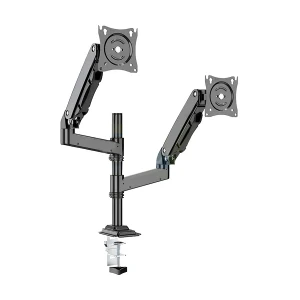 Kaloc KLC-DH200 Adjustable Double Arm Flexi Monitor Desktop Mount Stand
