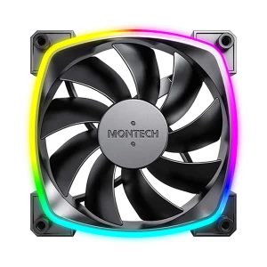 Montech AX120 PWM ARGB 120mm (1xFAN) Black Casing Cooling Fan