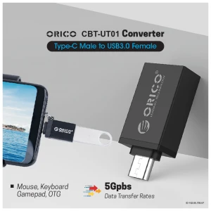ORICO Type-C Male to USB3.0 Female Black Converter #CBT-UT01-BK