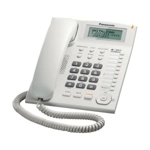 Panasonic KX-TS880MXB/KX-TS880FXB Corded White Phone Set