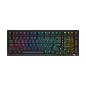 Royal Kludge RK 98 Tri Mode RGB Hot Swap (Brown Switch) Black Mechanical Gaming Keyboard