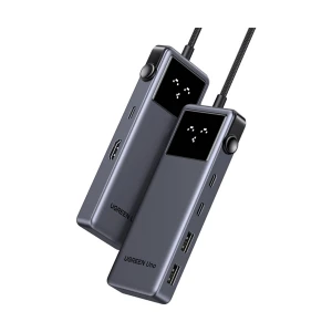 Ugreen CM888 (35998) Type-C Male to Tri Type-C, Dual USB & HDMI Female Black Converter #35998