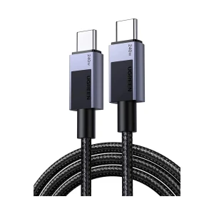 Ugreen L513 (45068) USB Type-C Male to Male, 2 Meter, Space Gray Data & Charging Cable #45068