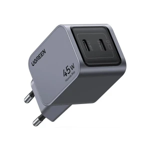 Ugreen Nexode Pro X707 (35008) Dual USB-C 45W GaN Charger / Charging Adapter #35008 (2 Pin, EU)