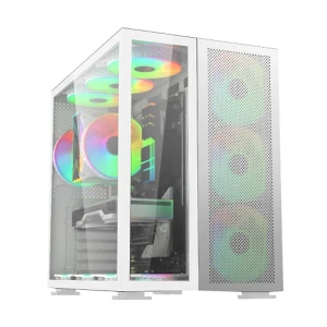 Value Top T5 Full Tower E-ATX White Gaming Desktop Casing
