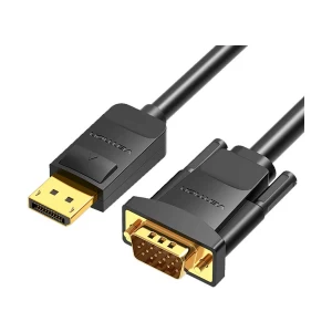 Vention HBLBG DisplayPort Male to VGA Male, 1.5 Meter, Black Cable #HBLBG