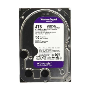 Western Digital Purple 4TB 3.5 Inch SATA 5400RPM Surveillance HDD #WD42PURU