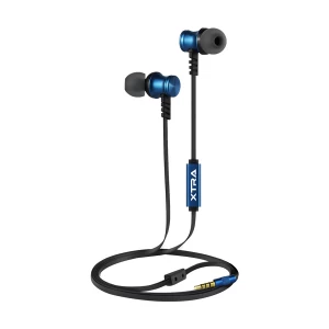 Xtra B75 Pro In-ear Wired Blue Earphone (6 Month Warranty)
