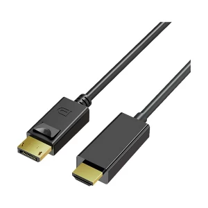 Yuanxin YDH-002 DisplayPort Male to HDMI Male 1.8 Meter Black Cable # YDH-002