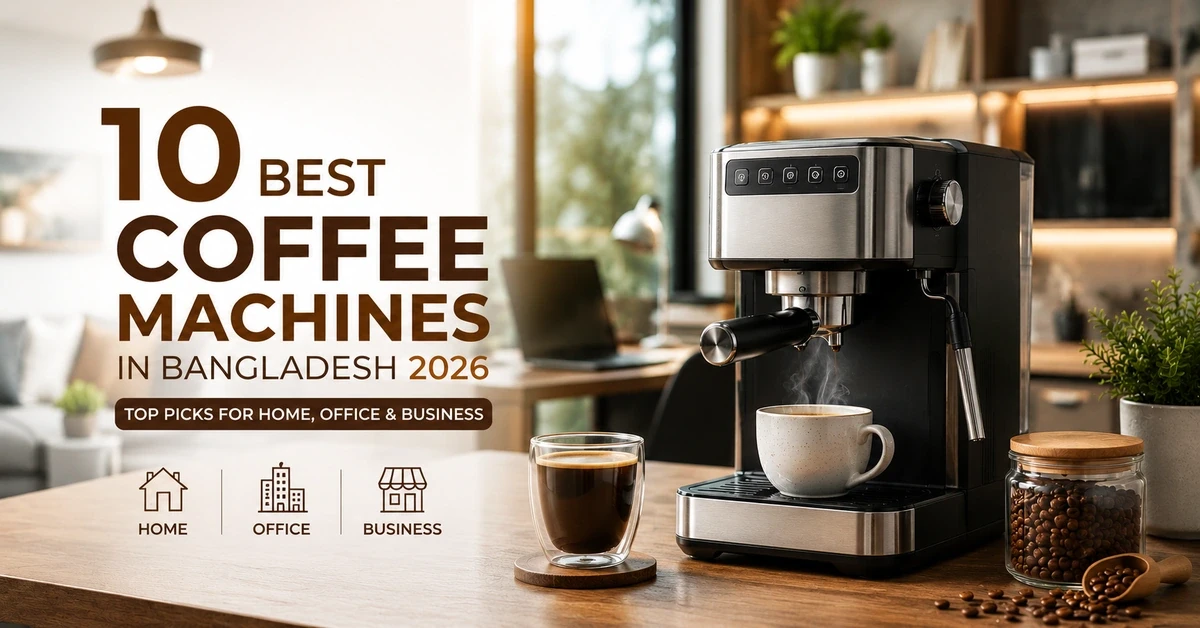 10 Best Coffee Machines in Bangladesh 2026: Top Picks for Home, Office & Business