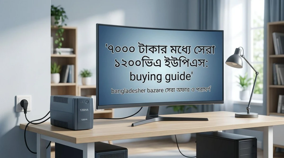 ৭ হাজার টাকার মধ্যে 1200VA কোন UPS ভালো হবে?