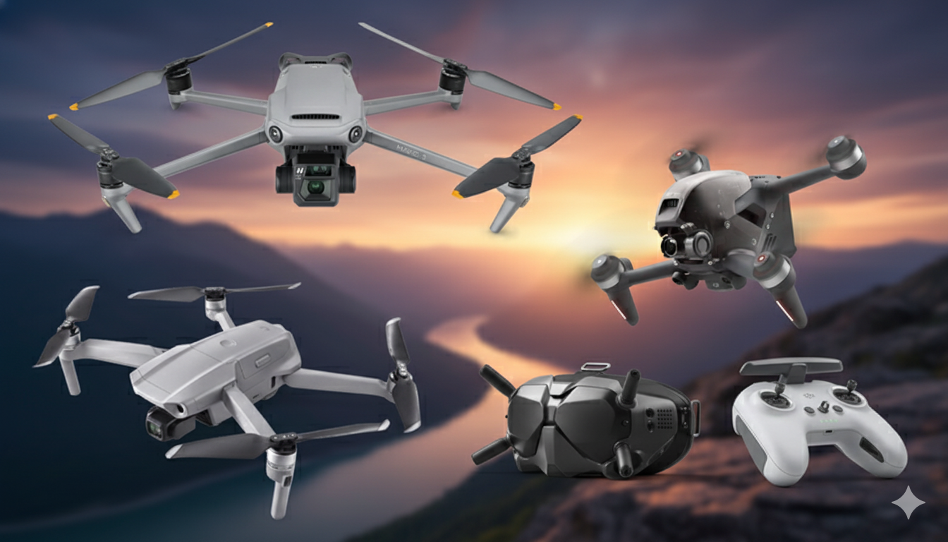 Which DJI Drone Should You Buy? Complete Comparison Guide (Mini vs Air vs Mavic vs FPV)