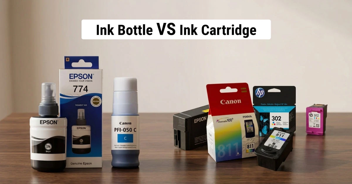 Ink Bottles vs Ink Cartridges: Which Saves You More Money?