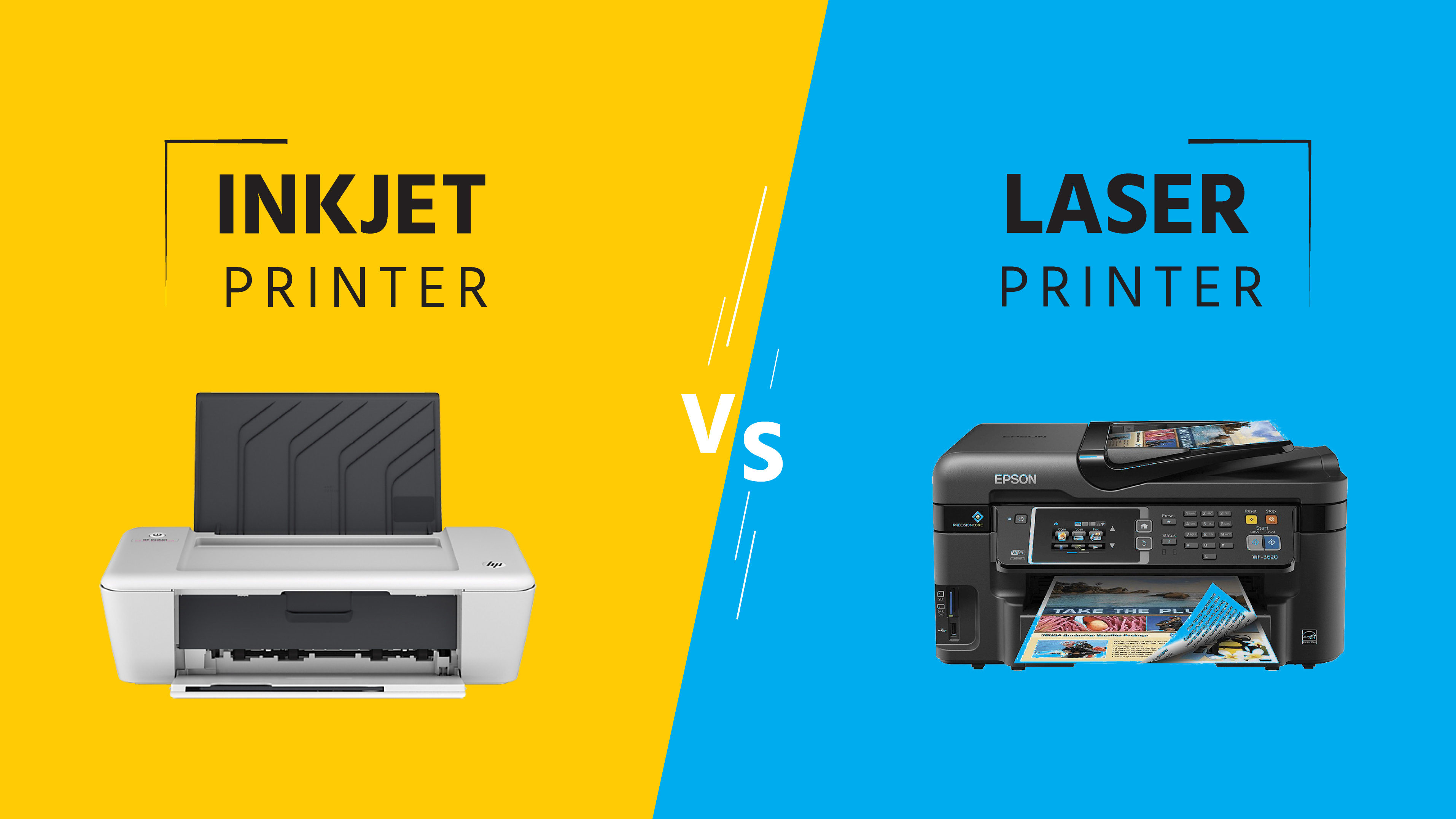 Inkjet Printer vs Laser Printer