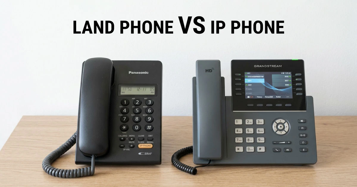 Land Phone vs IP Phone: Which Telephone Set Is Better for Home & Office?