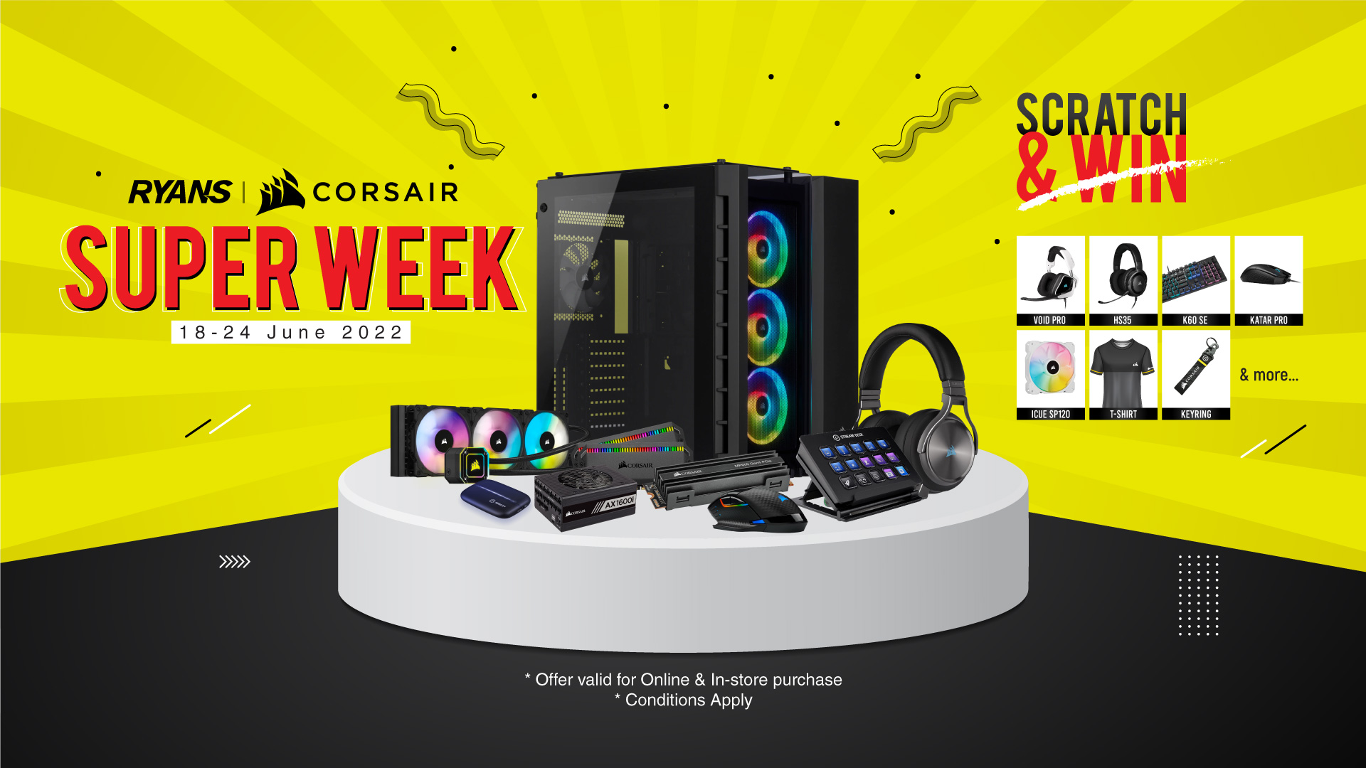 শুরু হলো 'RYANS-CORSAIR SUPER WEEK'