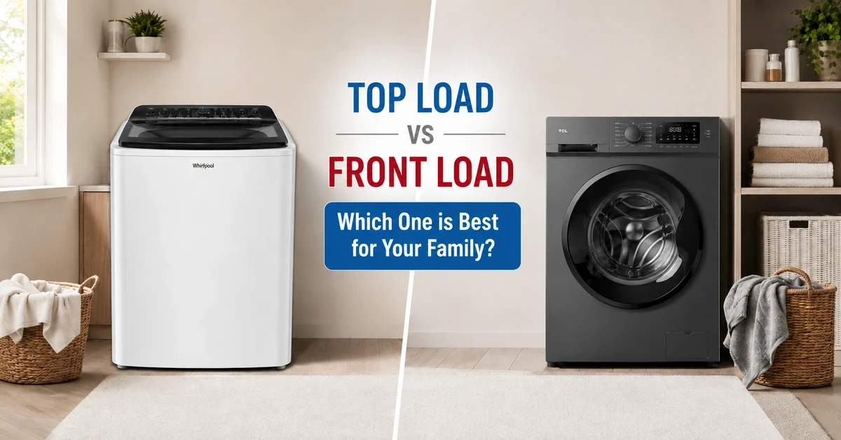 Top Load vs Front Load Washing Machine: Which One is Best for Your Family?