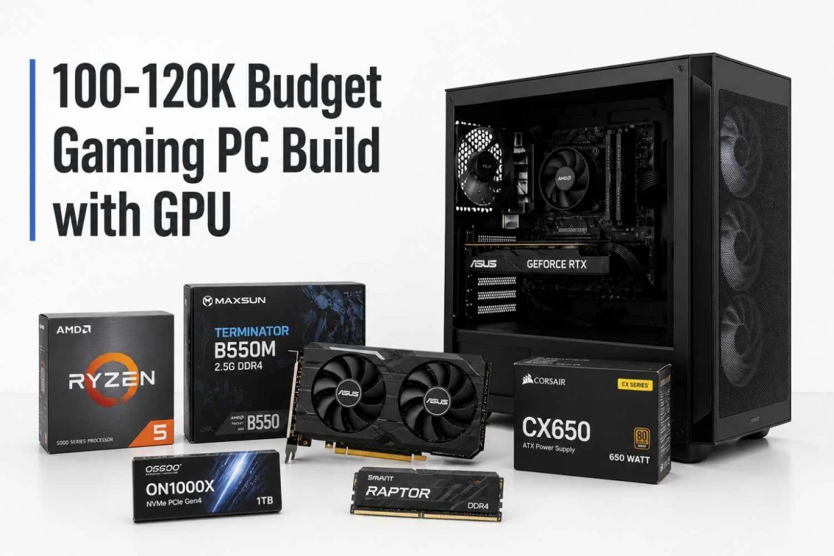 100-120k Budget Gaming PC Build with GPU
