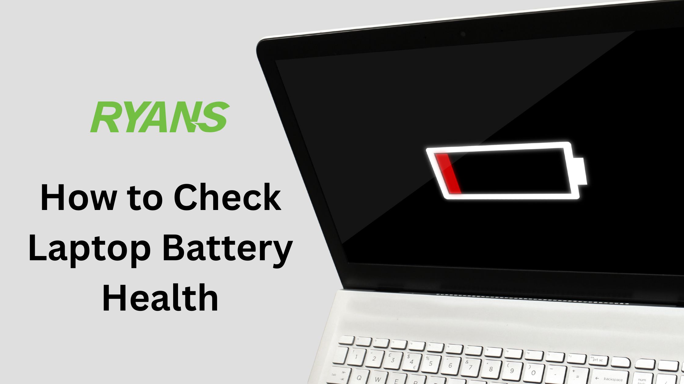 How To Check Laptop Battery Health in Windows 10/11 & Mac
