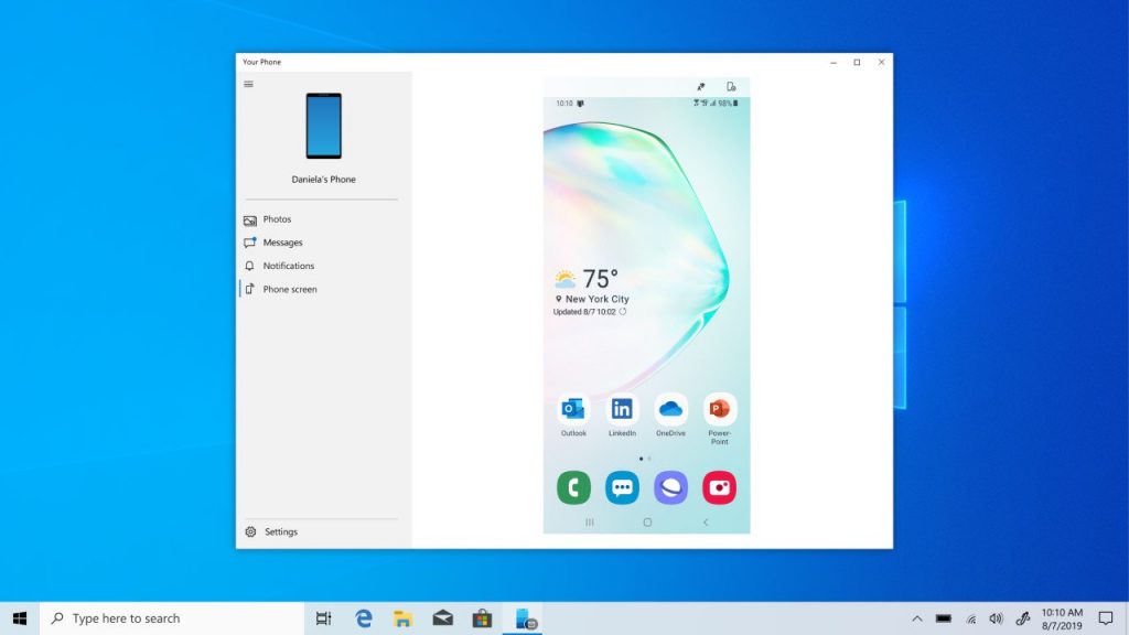 Android phone এর সাথে Windows 10 পিসি যেভাবে লিংক করবেন