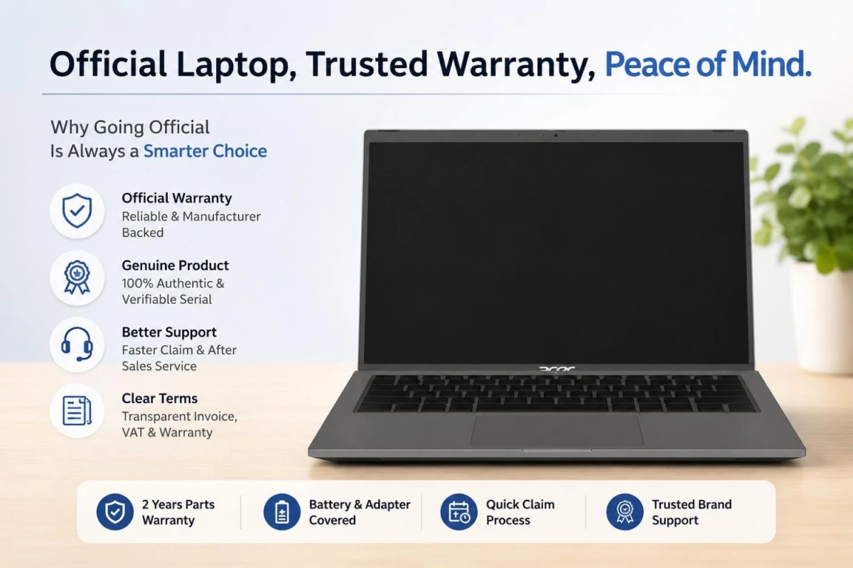Core Ultra 5 125H Laptop Official  নিবেন নাকি Unofficial?