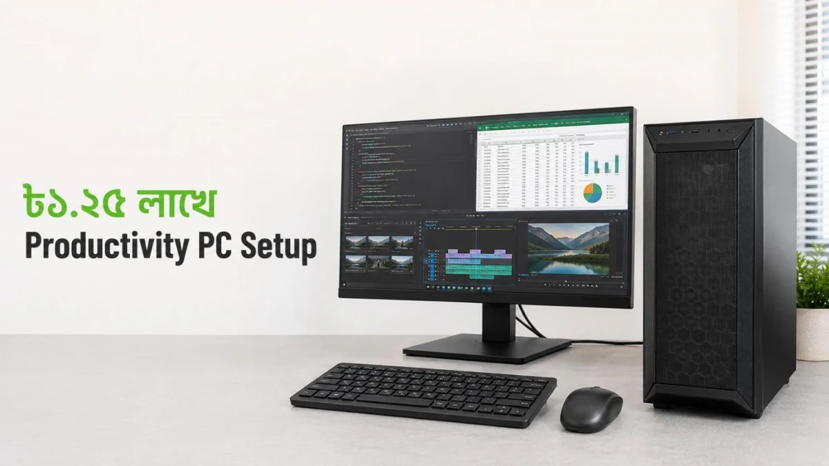১ লাখ ২৫ হাজার টাকায় Productivity Full Setup: কোন Build বেশি ভারসাম্যপূর্ণ?