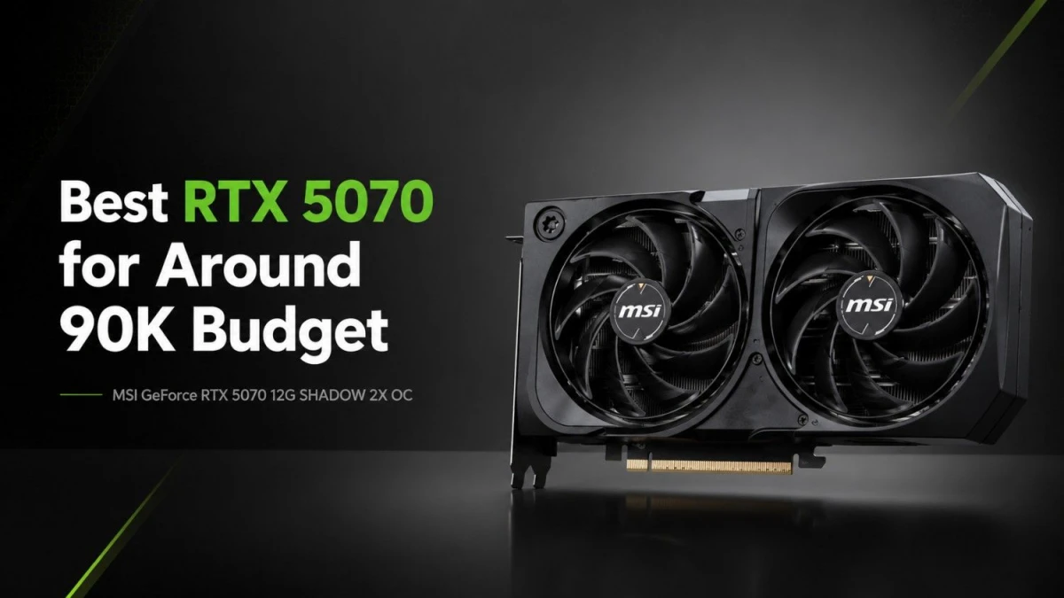৯০ হাজারের আশেপাশে RTX 5070 গ্রাফিক্স কার্ড নিতে চাইলে কোন মডেলটা ভালো হবে?