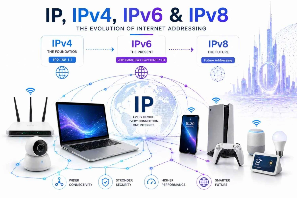 আইপি কি? IPv4, IPv6 ও IPv8 কেন জরুরী