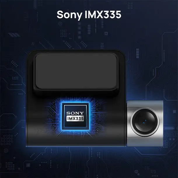 70Mai A500s Dash Cam Pro 2.7k QHD Black Dash Camera