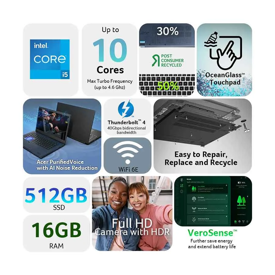 Acer Aspire Vero AV14-52P-53Z6 All Laptop Price in Bangladesh