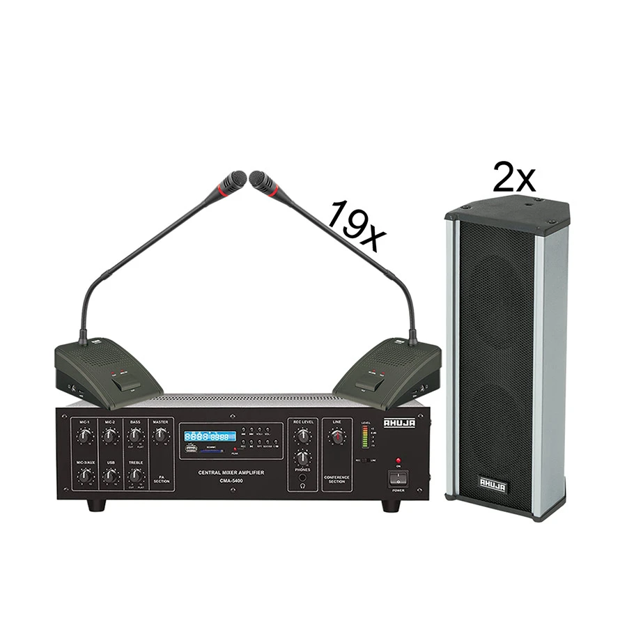Ahuja 20P-CDCE Audio Conference Package