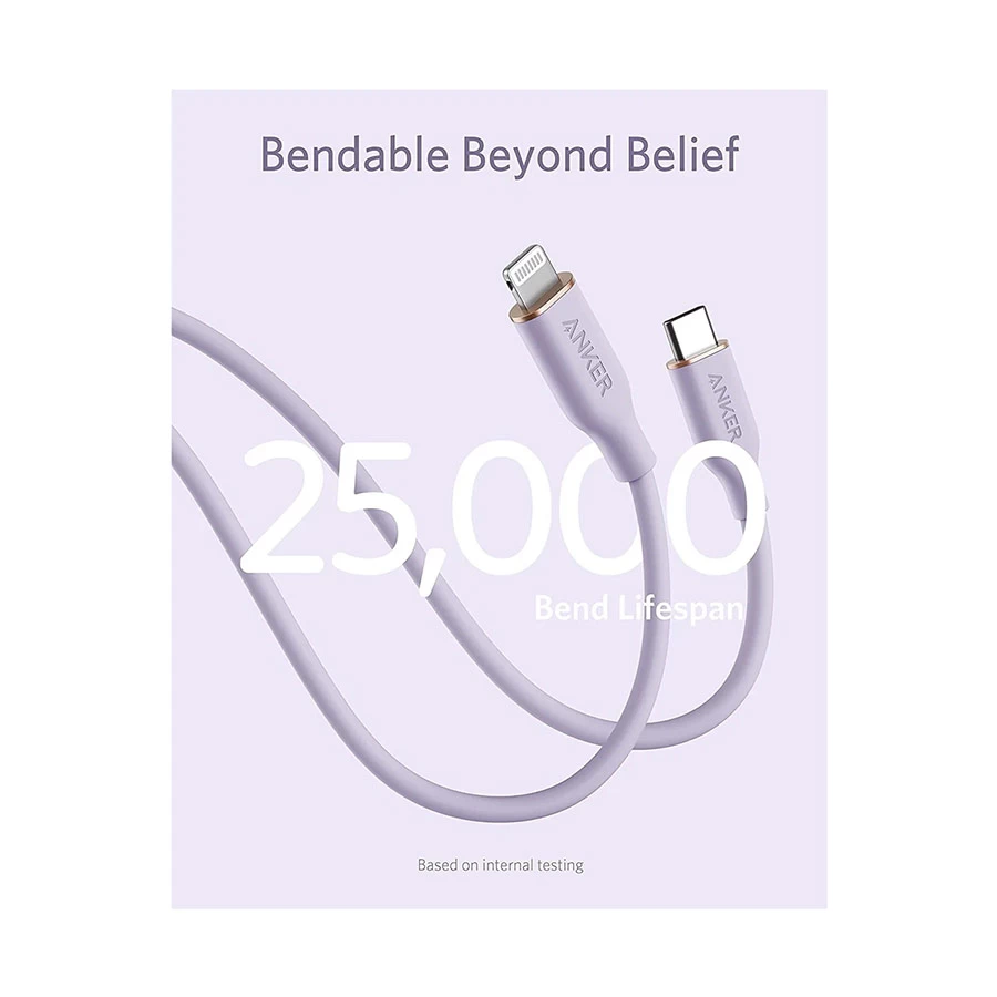 Anker PowerLine III Flow USB Type-C Male to Lightning USB Cable in BD