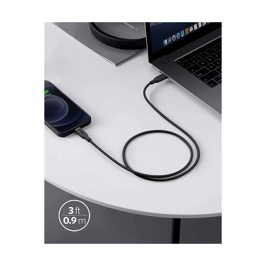 Anker PowerLine III Flow USB Type-C Male to Lightning Male USB Cable Price in BD