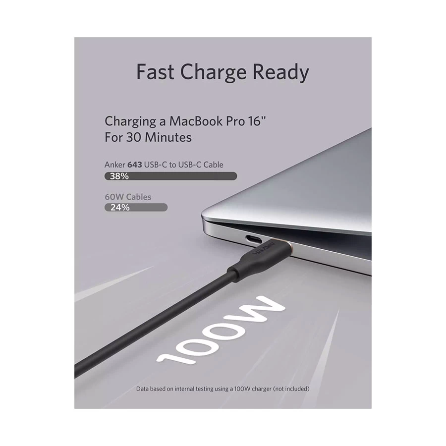 Anker PowerLine III Flow USB Type-C Male to Male USB Cable
