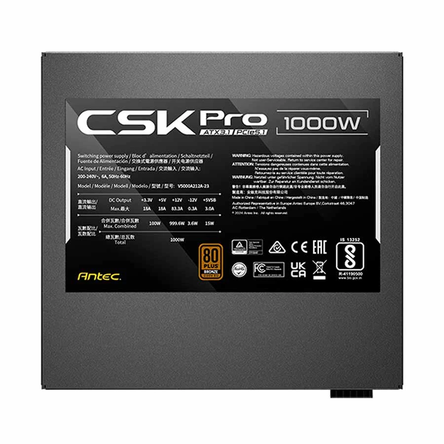 Antec CSK1000 Pro ATX3.1 Power Supply Best Price