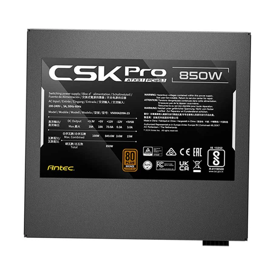 Antec CSK850 Pro ATX3.1 Power Supply Best Price
