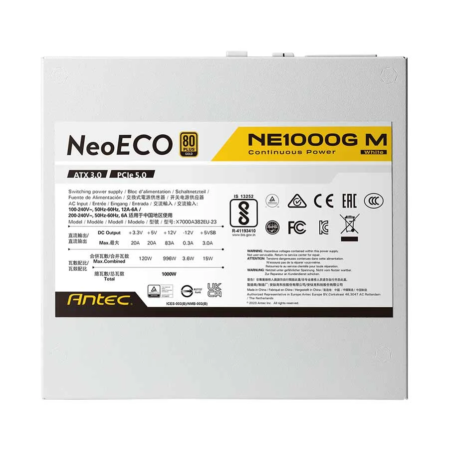 Antec Neo Eco NE1000G M ATX 3.0 Power Supply Best Price