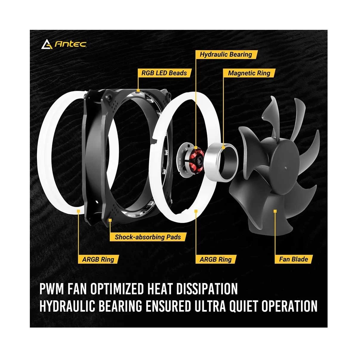 Antec Prizm 120 ARGB 5+C Casing Fan Price in Bangladesh