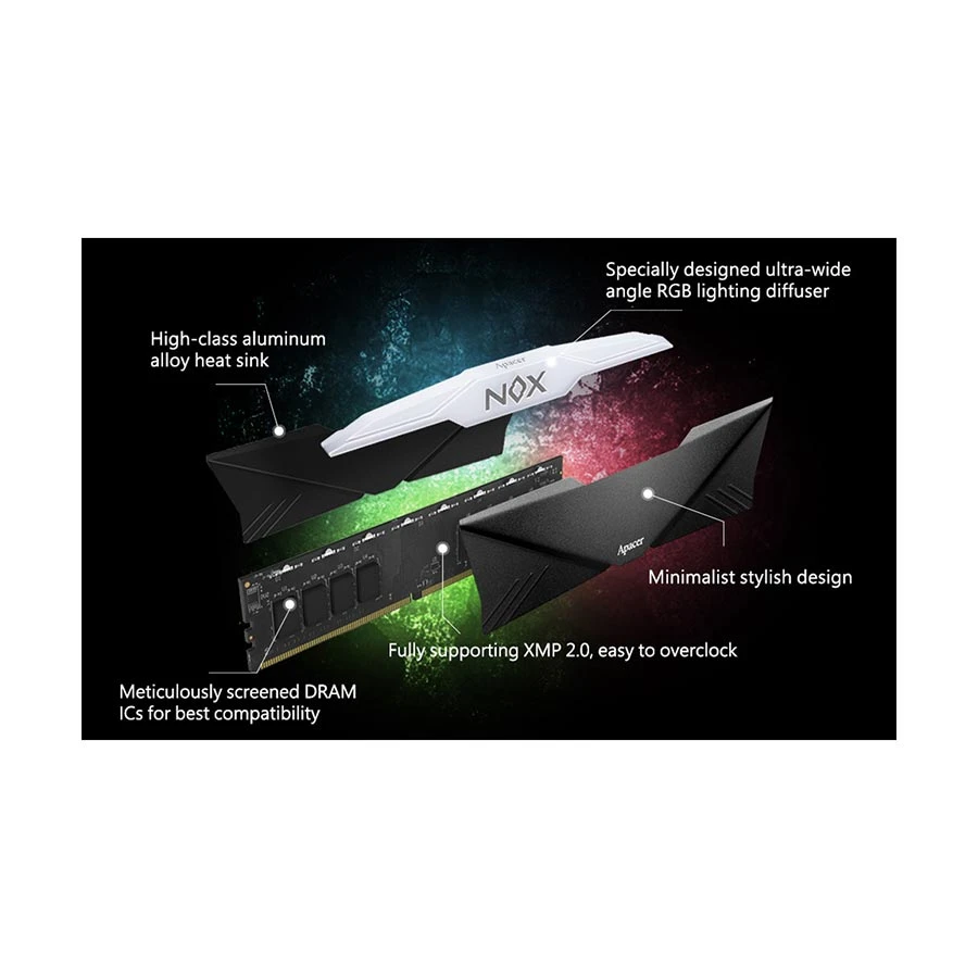 Apacer NOX 8GB RGB Desktop Ram in BD