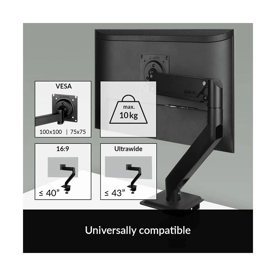 Arctic X1-3D Monitor Mounts and Brackets in BD